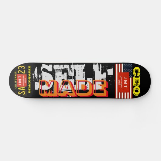 SELF MADE BILLIONAIRE JMT Skateboard (Horizontal)
