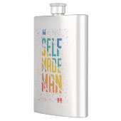 Self Made Man | Funny LGBTQ | Pride Month Flachmann (Links)
