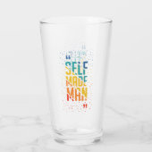 Self Made Man | Funny LGBTQ | Pride Month Glas (Rückseite)