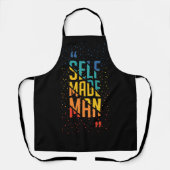 Self Made Man | Funny LGBTQ | Pride Month Schürze (Vorderseite)