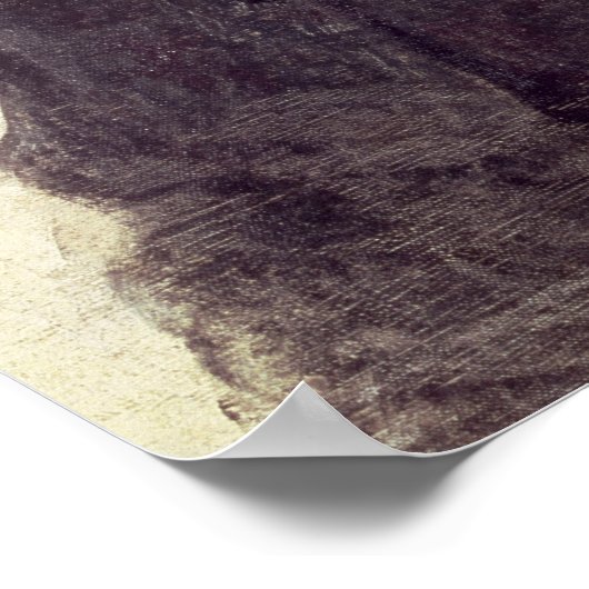 Self Portrait, 1887 Poster (Ecke)