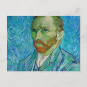 Self-Portrait, 1889 by Vincent van Gogh Postkarte (Vorderseite)