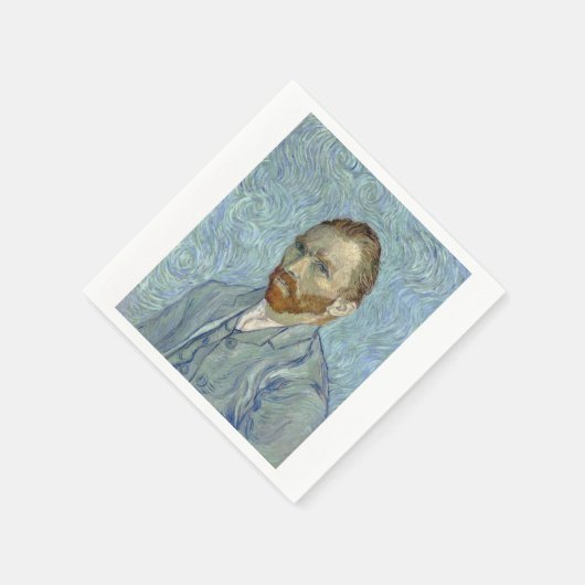 Self Portrait 1889 by Vincent van Gogh Serviette (Ecke)