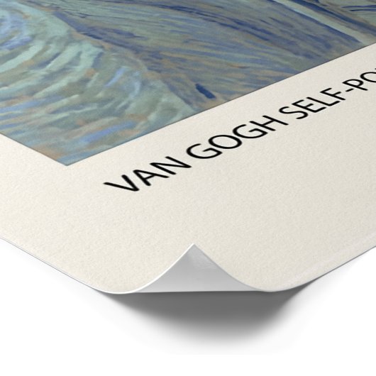 Self-Portrait Blossom Poster (Ecke)