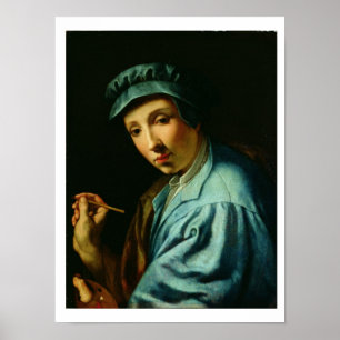 Self Portrait, c.1555 (oil on panel) Poster
