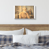 SELF PORTRAIT - Contemplative artist Leinwanddruck (Insitu (Schlafzimmer))