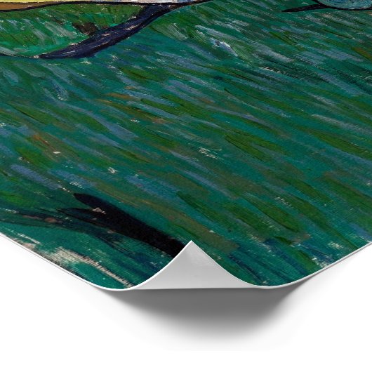 Self-Portrait w Bandaged Ear | Van Gogh | Poster (Ecke)