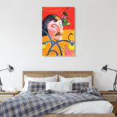 Self-Portrait with Halo and Snake Leinwanddruck (Insitu (Schlafzimmer))