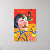 Self-Portrait with Halo and Snake Leinwanddruck (Vorderseite)