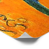 Self-Portrait with Halo and Snake Poster (Ecke)