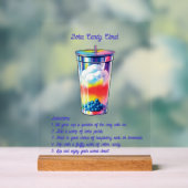 Self-Serve Mocktail Acrylic Sign Acrylschild (Neutral)