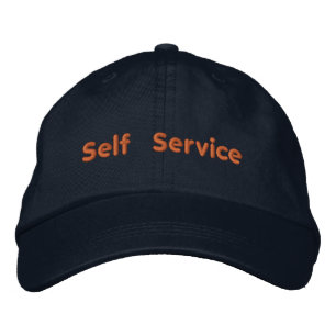 Self-Service-Bedruckter-Text-Elegant-Empowerment-M Bestickte Baseballkappe