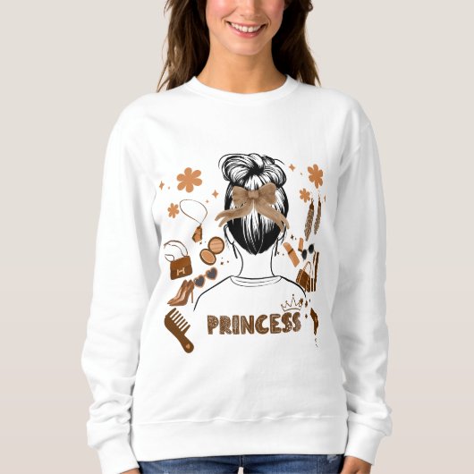 Selfcare/beauty Digitale Kunst Sweatshirt (Vorderseite)