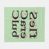 selfcare club fleecedecke (Vorderseite (Horizontal))