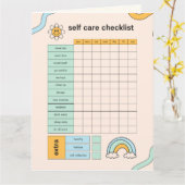 Selfcare + Daily Planner + Spar Tracker + Karte (Gelbe Blume)