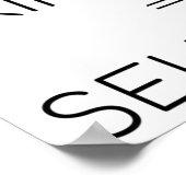 Selfcare Selflove Skin Lover Sk Poster (Ecke)