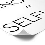 Selfcare Selflove Skin Lover Sk Poster (Ecke)