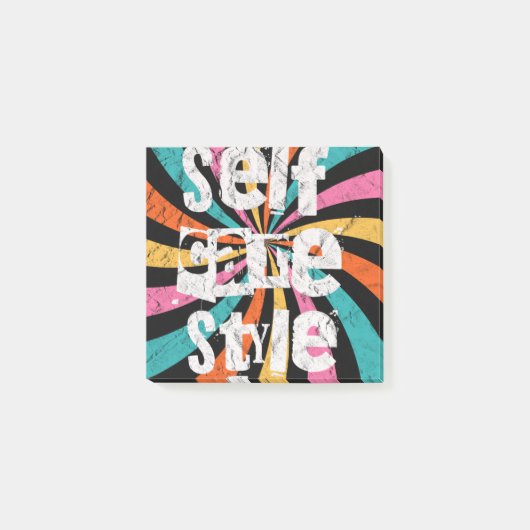 selfcare style, mental health matters post-it klebezettel (Vorderseite)