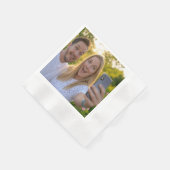 Selfie anpassen serviette (Ecke)