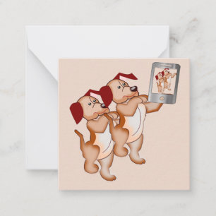 Selfie Buddies Note Card Mitteilungskarte