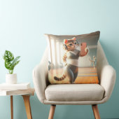 Selfie Cat stiehlt das Spotlight Throw Kissen (Stuhl )