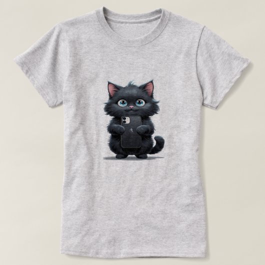 Selfie Cat T-Shirt (Design vorne)