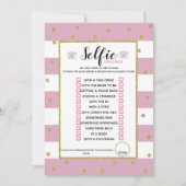 Selfie Challenge Spiel Einladung (Vorderseite)