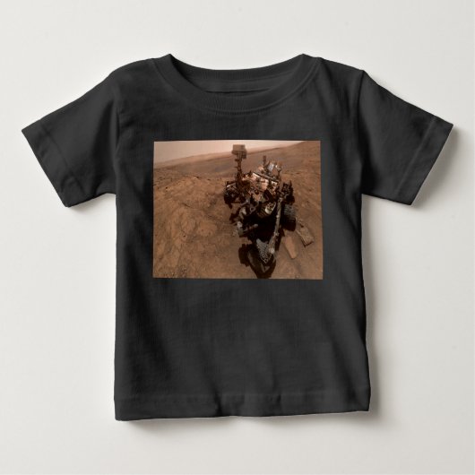 Selfie der Mars Neugier Roter Marsch Landschaft Baby T-shirt (Vorderseite)