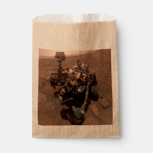 Selfie der Mars Neugier Roter Marsch Landschaft Geschenktütchen (Vorderseite)