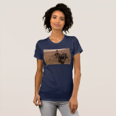 Selfie der Mars Neugier Roter Marsch Landschaft T-Shirt (Vorne ganz)