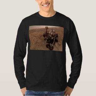 Selfie der Mars Neugier Roter Marsch Landschaft T-Shirt