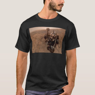 Selfie der Mars Neugier Roter Marsch Landschaft T-Shirt