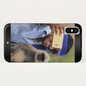 Selfie Foto iPhone Case (Rückseite (Horizontal))