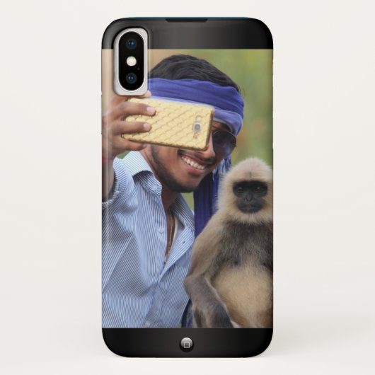 Selfie Foto iPhone Case (Rückseite)