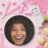 Selfie Foto Upload | Ihr Party zum Gesichtsvergnüg Pappteller (Party)