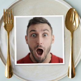 Selfie Foto Upload | Ihr Party zum Gesichtsvergnüg Serviette