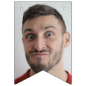 Selfie Foto Upload | Ihr Party zum Gesichtsvergnüg Wimpelkette (Zweite Fahne)