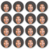 Selfie | Ihr Gesicht Foto Spaß Junggeselinnen-Absc Aufkleber (Vorderseite)