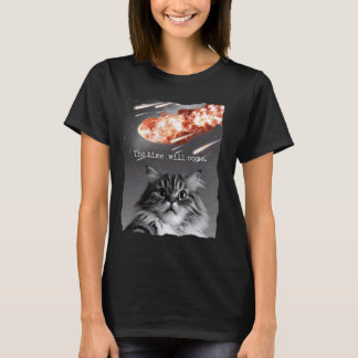 Selfie-Katze, Meteoriten-Einschlag-Tag, Katzen-Mem T-Shirt