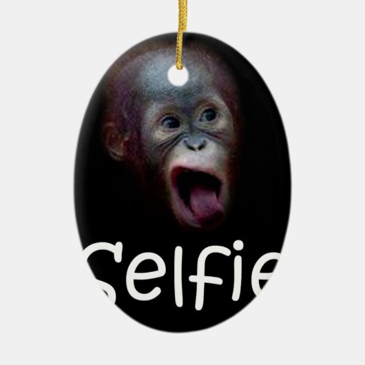 Selfie Keramikornament (Vorne)