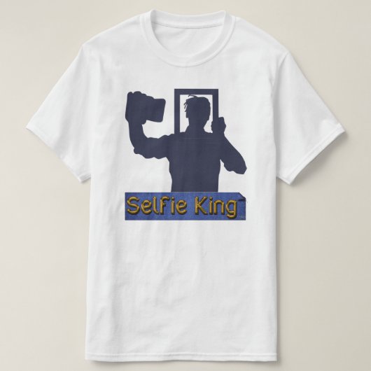 Selfie König T-Shirt (Design vorne)