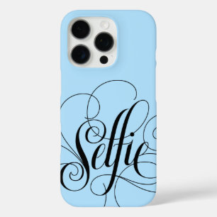 SELFIE Lettering Elegance Etwas Blau iPhone 16 Pro Hülle