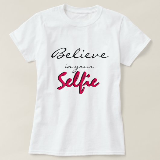 Selfie Liebe T-Shirt (Design vorne)
