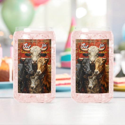Selfie Lovers Cows Dosenglas (Insitu (Geburtstag))
