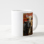 Selfie Lovers Cows Jumbo-Tasse (Vorderseite Rechts)