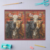 Selfie Lovers Cows Seidenpapier (Basteln)