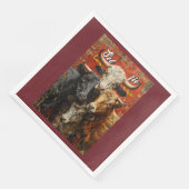 Selfie Lovers Cows Serviette (Ecke)