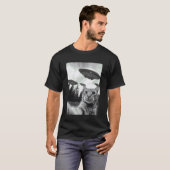 Selfie mit Alien-Katze T-Shirt (Vorne ganz)