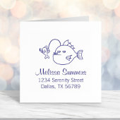 Selfie mit Anglerfish-Adresse Permastempel