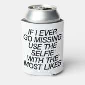 Selfie mit den meisten Likes Dosenkühler (Kanne Rückseite)